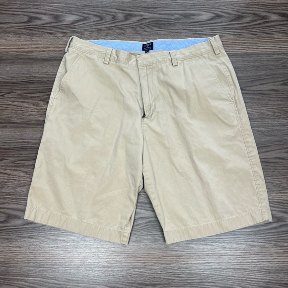 J. Crew Tan Khaki Chino Shorts 38 - Picture 1 of 5